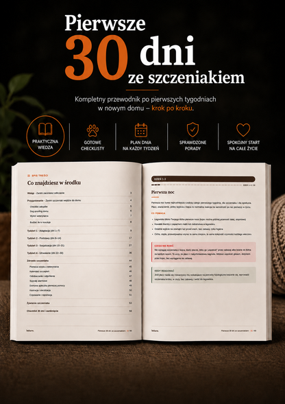 Pierwsze 30 dni ze szczeniakiem