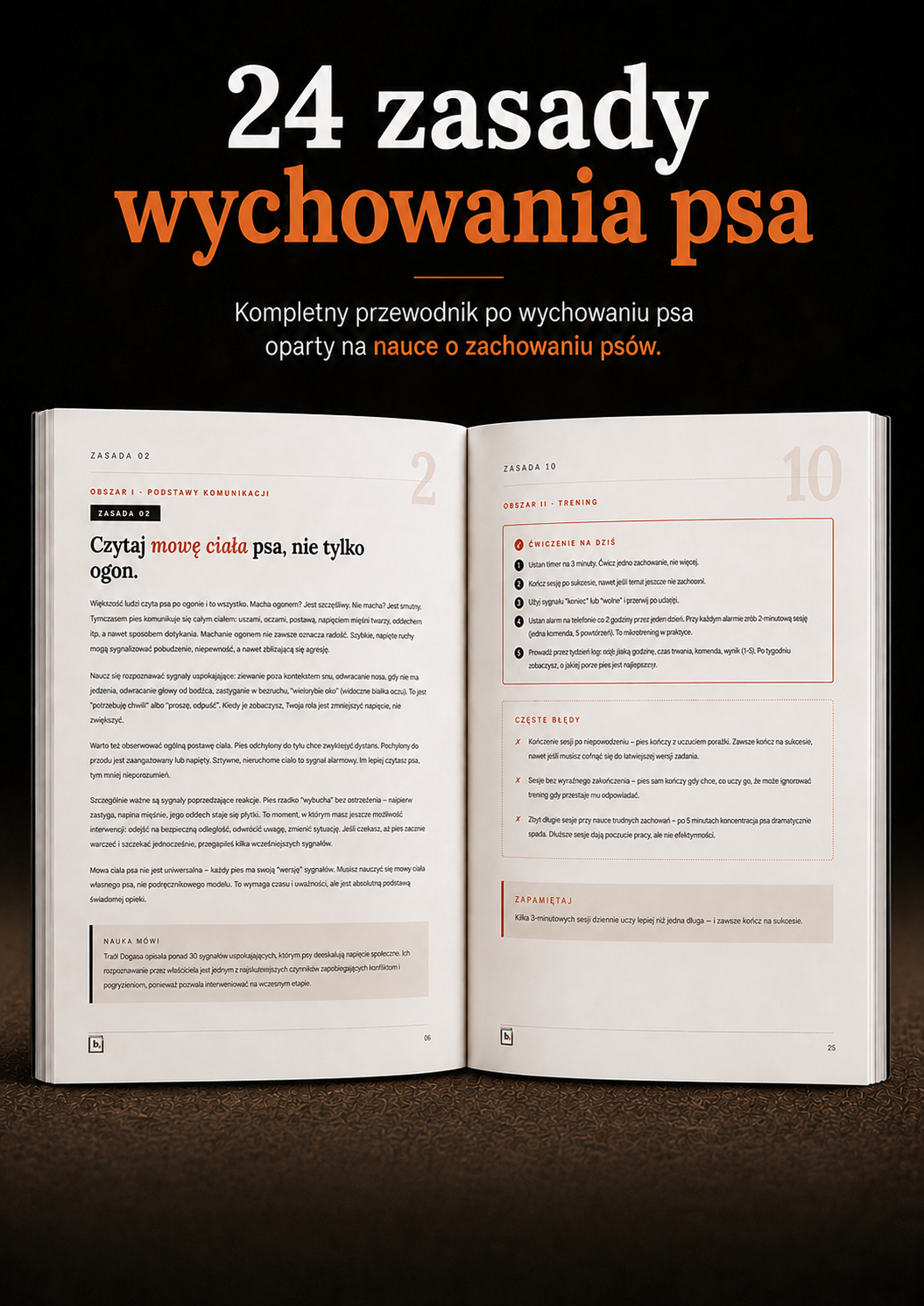 24 ZASADY - wychowania psa